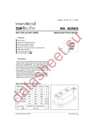 IRKH170-16D25 datasheet  